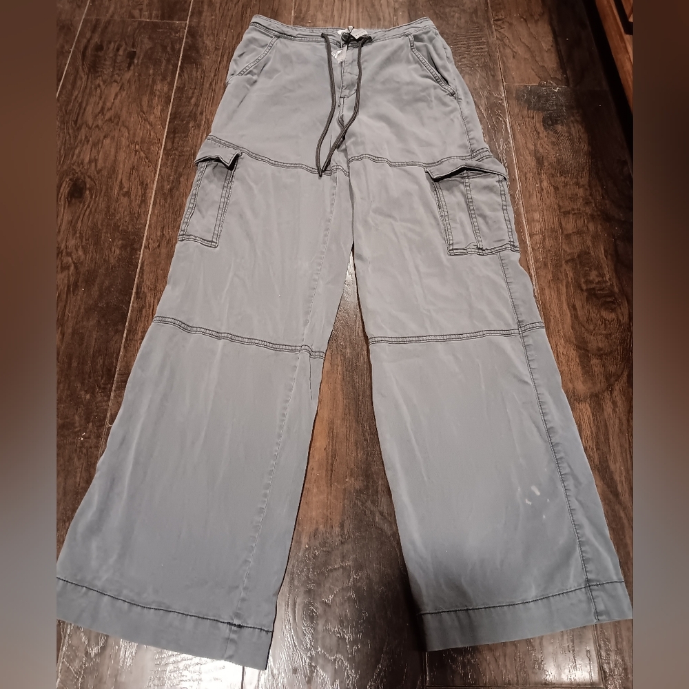 New Garage Wide Leg Baggy Cargo Pants Womens 1